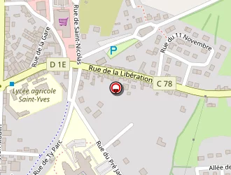 Carte de Pensivy Hervé à Gourin