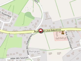 Carte de Claudine Fleurs à Gourin