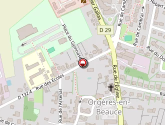 Carte de Maison De La Beauce à Orgères-en-beauce