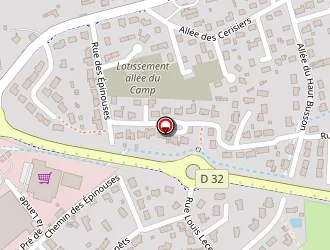 Carte de Espace Emeraude à Évron