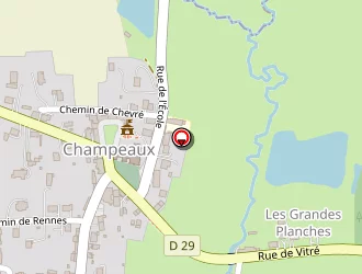 Carte de La Cascade à Champeaux