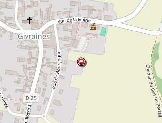 Carte de Vilain (ets) à Givraines