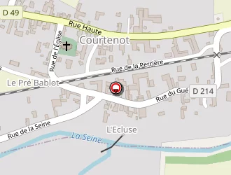 Carte de Bonnel Patrick à Courtenot