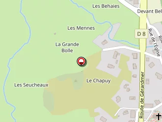 Carte de Camping Les Tréxons à Gerbépal