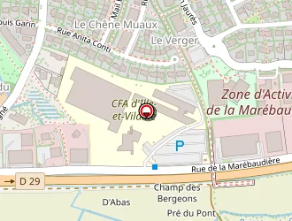 Carte de Etandex à Montgermont