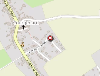 Carte de Carre Guy à Courgenard