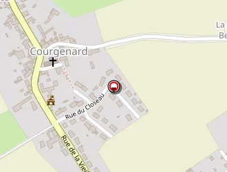 Carte de Ecole Primaire Publique à Courgenard