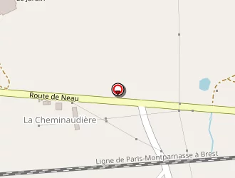 Carte de Le Valentino à Brée