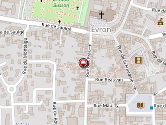 Carte de La Boutique De Marie à Évron