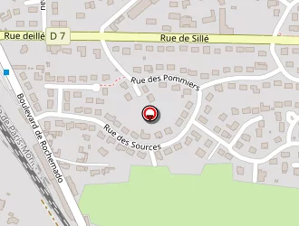 Carte de Le Rochemado à Évron