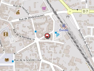 Carte de Collége Sacré-coeur à Évron