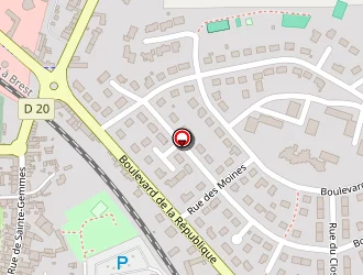 Carte de Sncf Gare Sécurité à Évron