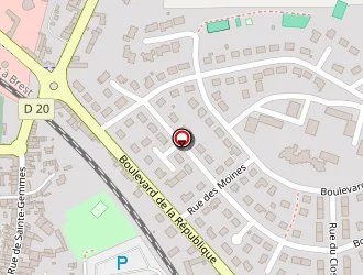 Carte de Institut Sandrine à Évron