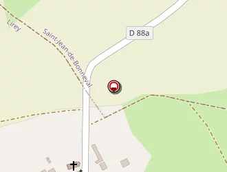 Carte de Passet Daniel à Lirey