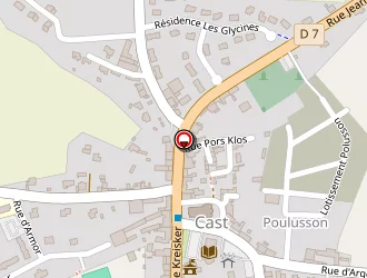 Carte de Caves St Gildas à Cast