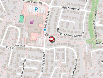 Carte de La Poste à Thorigné-fouillard