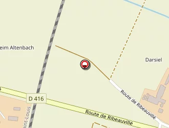 Carte de Andelfinger Acs (ets) à Ostheim