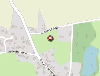 Carte de Agence Postale à Bourgon