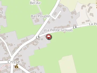 Carte de M'coiff à Crissé