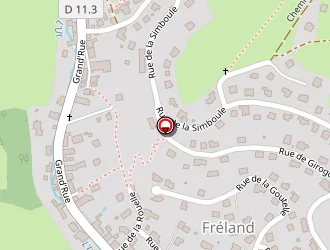 Carte de Mistler à Fréland