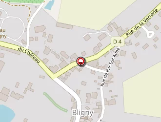 Carte de Château De Bligny à Bligny