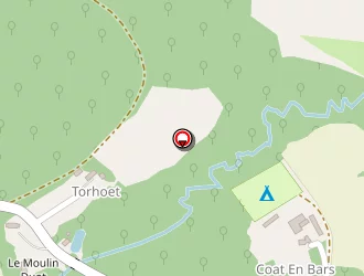 Carte de Le Bois Du Barde à Mellionnec