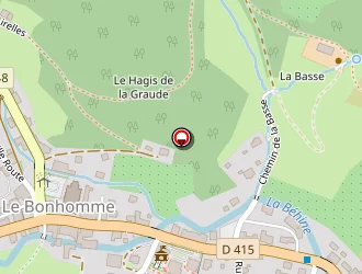 Carte de Gérard Simon à Bonhomme (le)