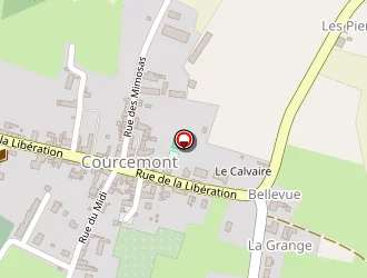 Carte de Bidallier Rodolphe à Courcemont