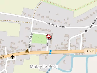 Carte de Stade Municipal à Malay-le-petit