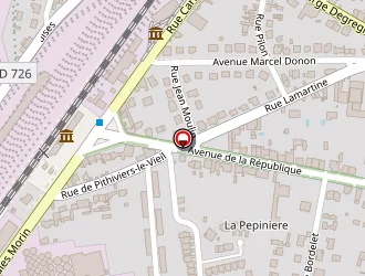 Carte de La Chaumière à Pithiviers