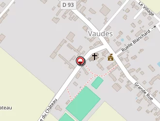 Carte de Carrefour Contact à Vaudes