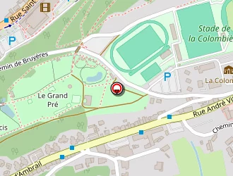 Carte de Conseil De Prud'hommes à Épinal