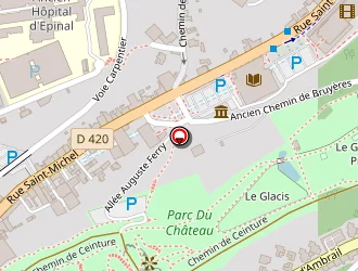 Carte de Vicherey Finance à Épinal