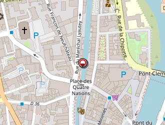 Carte de Les Petits Futes à Épinal