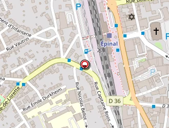 Carte de Europcar à Épinal