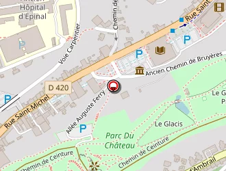 Carte de Beluche Frédéric à Épinal