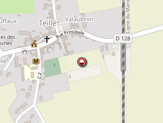 Carte de Leproust-pottier à Teillé