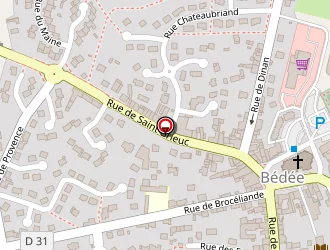 Carte de Plaza Alain à Bédée