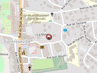 Carte de Hand-ball Contrexeville à Contrexéville