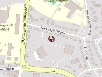 Carte de Auto Ecole Du Lycée à Loudéac