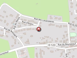 Carte de Kinés La Baconnière à Baconnière (la)