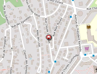 Carte de Regie De Quartier à Épinal