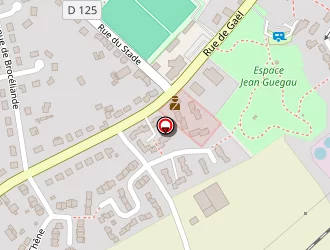 Carte de Quéguiner Matériaux à Saint-méen-le-grand