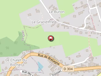 Carte de Camping Les Tournesols à Grez (le)