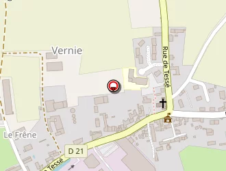 Carte de Vernie à Vernie