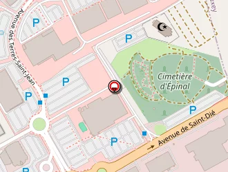 Carte de Toyota Interauto Concessionnaire à Épinal