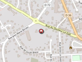 Carte de Bernard à Châteauneuf-du-faou