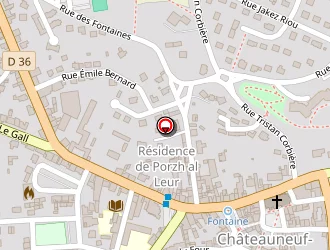 Carte de Pann Frederic à Châteauneuf-du-faou