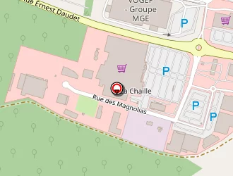 Carte de La Halle à Contrexéville