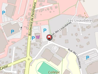 Carte de La Halle à Loudéac